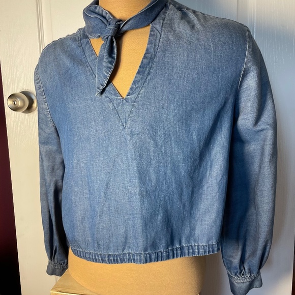 Frame Denim Crop shirt - Picture 3 of 15